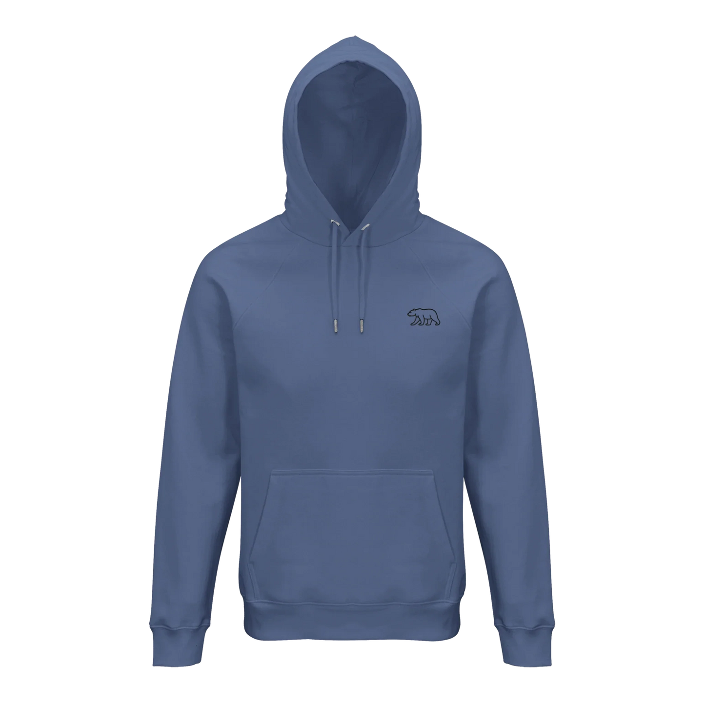 Hoodie with embroidered bear – minimalist design & sustainable comfort